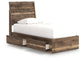 Zadilyn Twin Panel Bed with Storage
