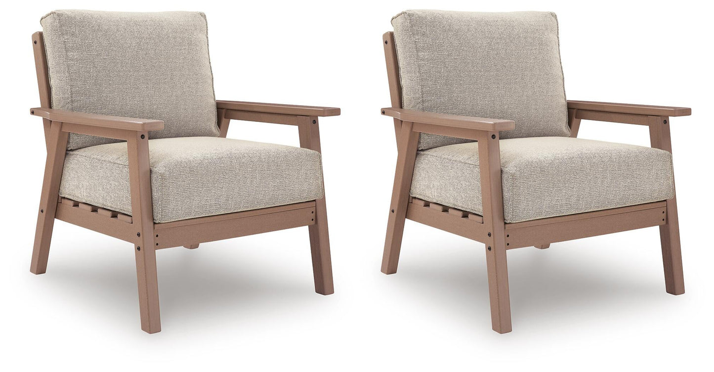 Cliffs Beach Lounge Chair w/Cushion (2/CN)