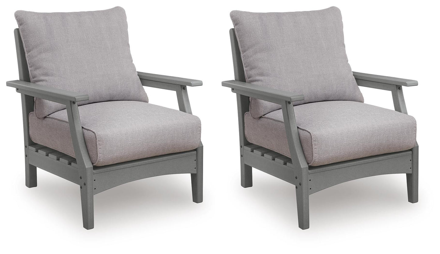 Lone View Bay Lounge Chair w/Cushion (2/CN)