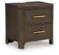 Darimore Two Drawer Night Stand