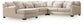 Mandi Point 4-Piece Sectional with Chaise
