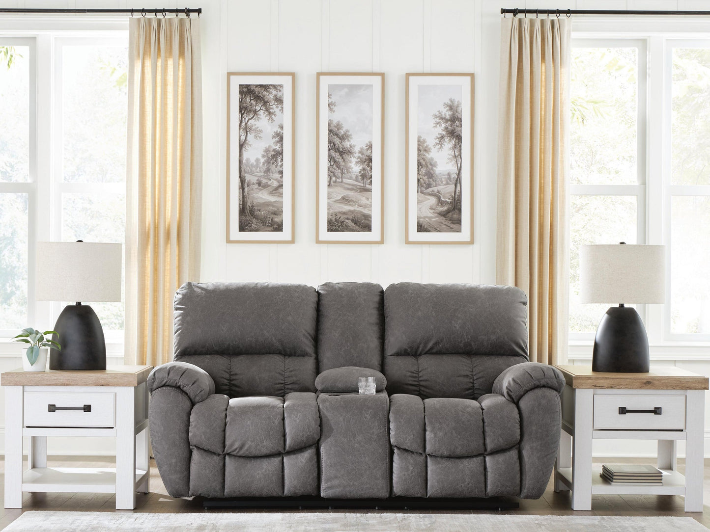 Hadrian Pike PWR REC Loveseat/CON/ADJ HDRST
