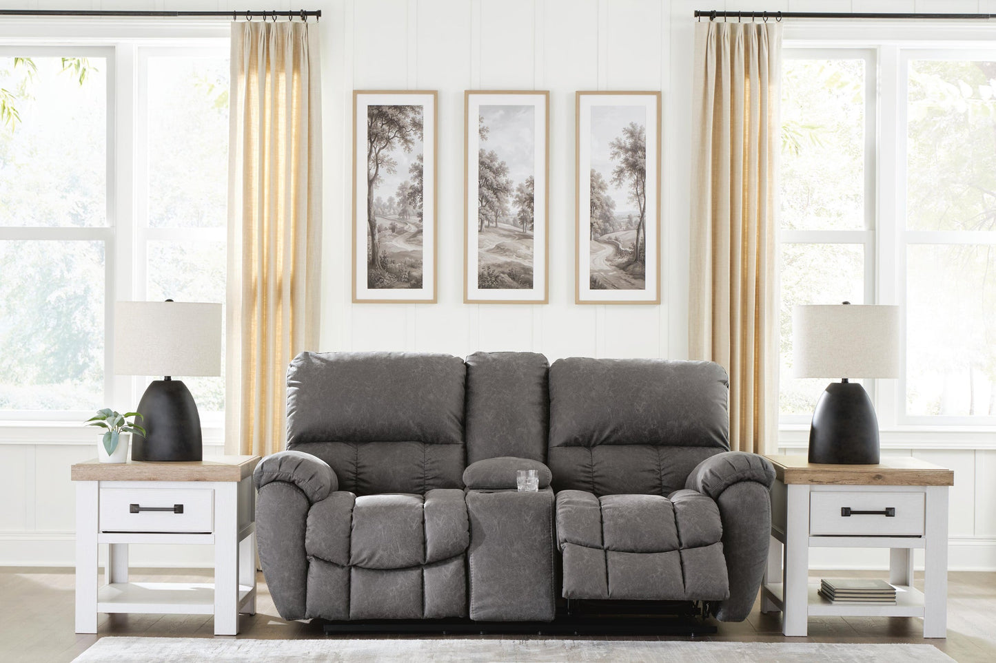 Hadrian Pike PWR REC Loveseat/CON/ADJ HDRST