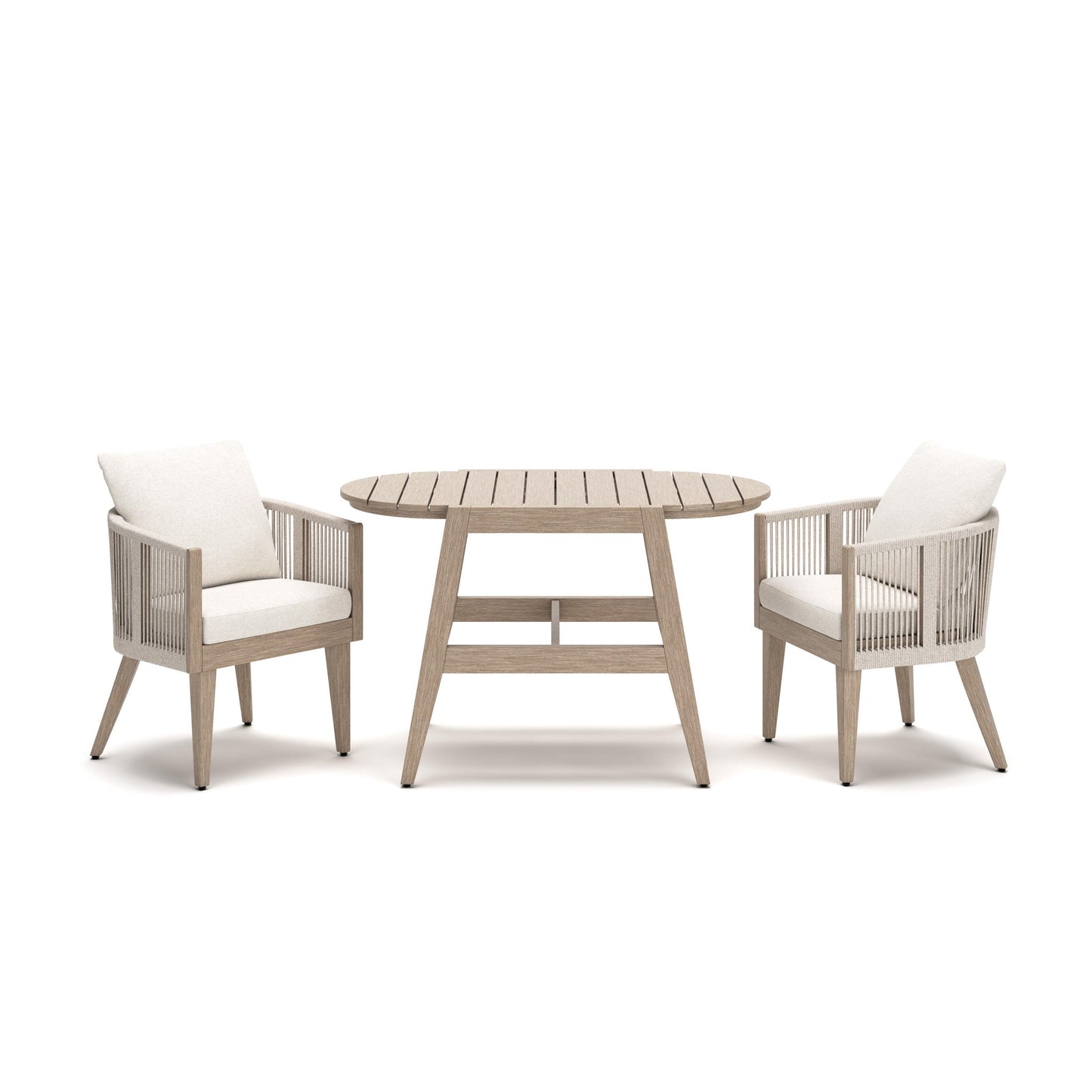 Crescent View Chairs w/CUSH/Table Set (3/CN)