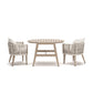 Crescent View Chairs w/CUSH/Table Set (3/CN)