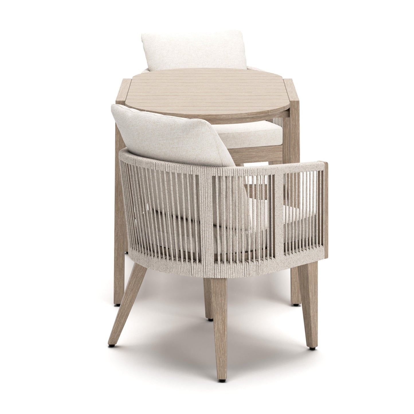 Crescent View Chairs w/CUSH/Table Set (3/CN)