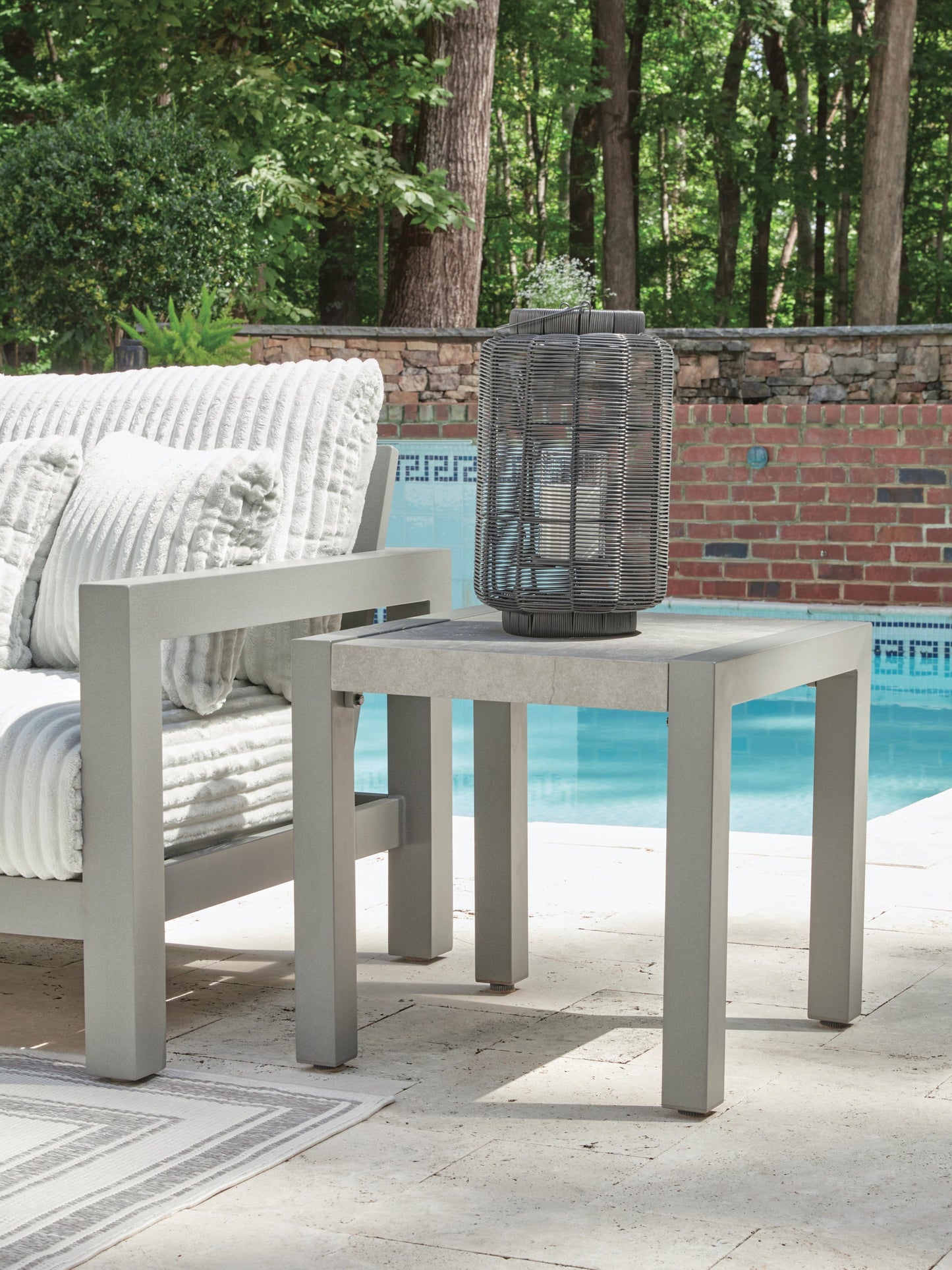 Moonlight View Square End Table