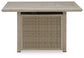 Carisbo Square Fire Pit Table