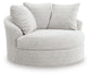 Snodoodle Oversized Swivel Accent Chair