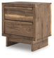 Zadilyn Two Drawer Night Stand