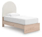 Shapella Twin Upholstered Panel Bed