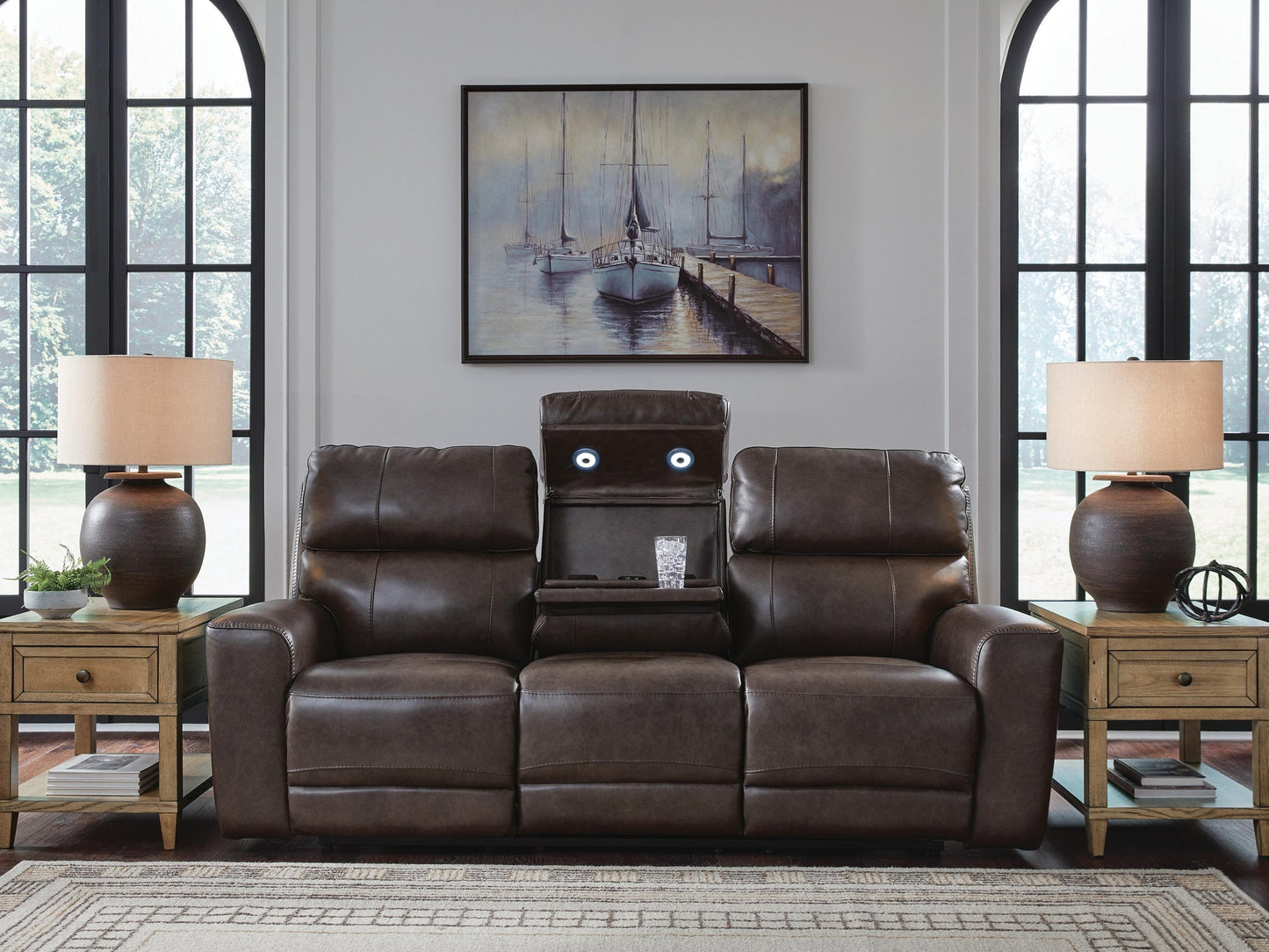 Beadel PWR REC Sofa with ADJ Headrest