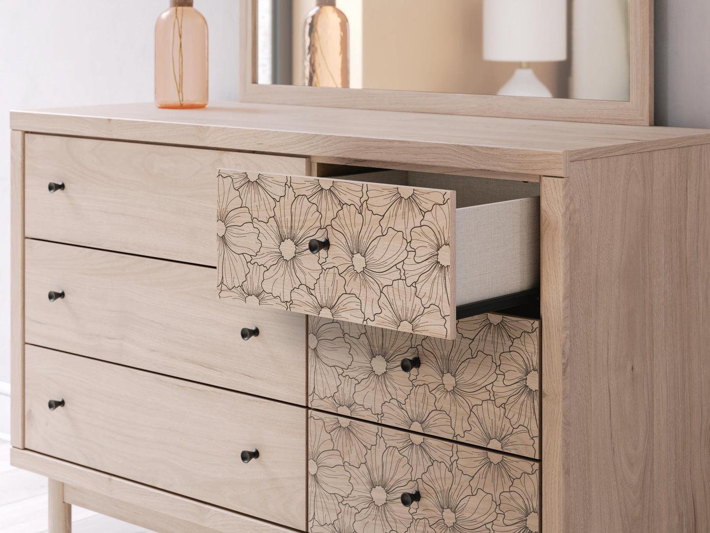 Shapella Dresser and Mirror