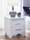 Frostlyn Two Drawer Night Stand