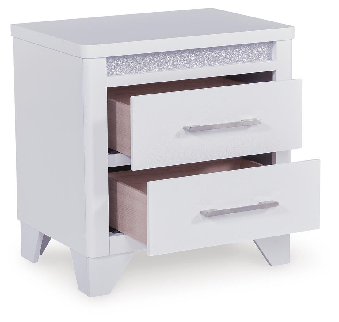 Frostlyn Two Drawer Night Stand