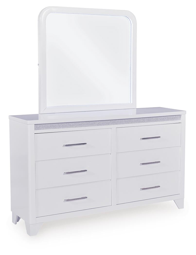 Frostlyn Dresser and Mirror