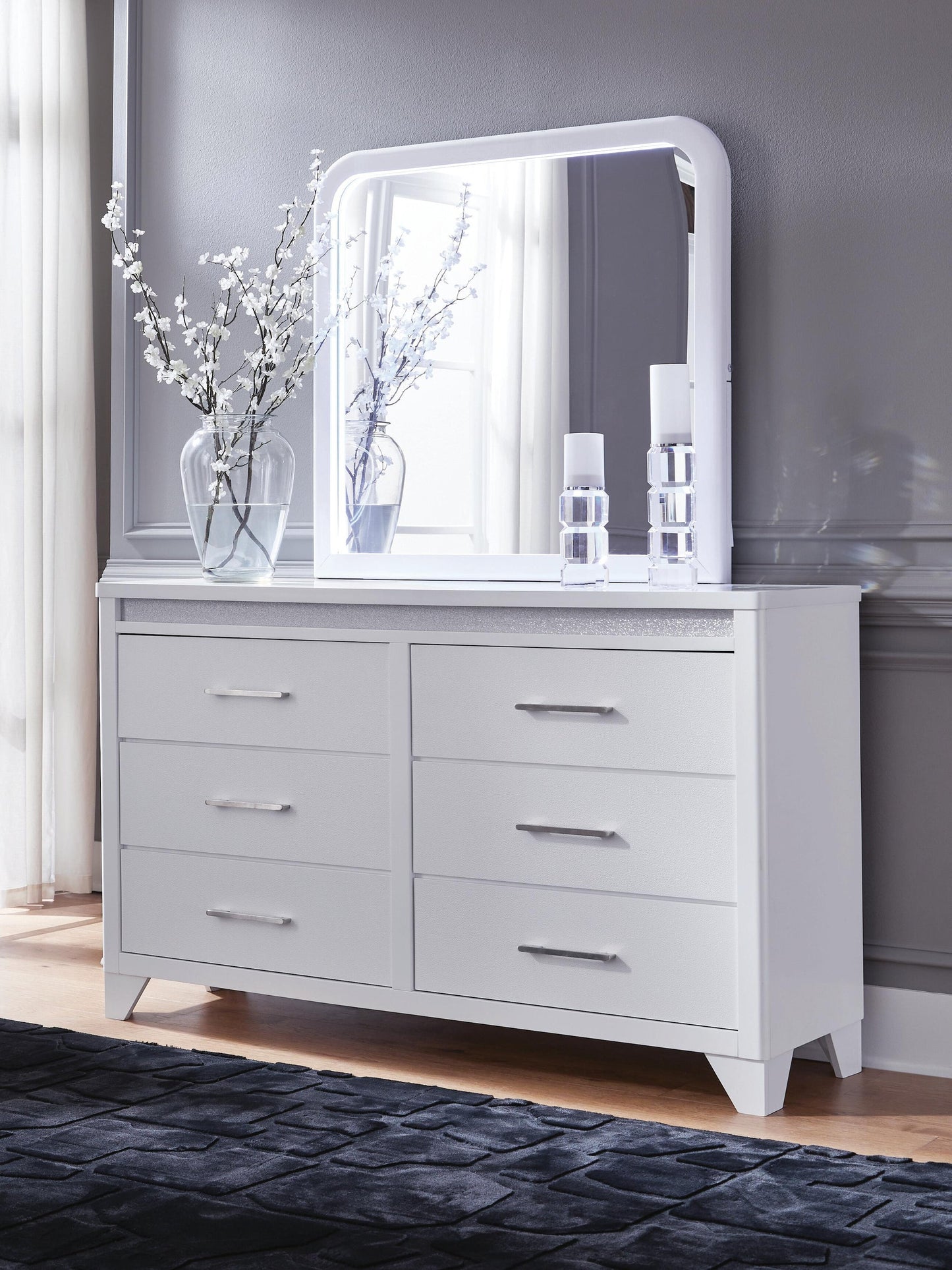 Frostlyn Dresser and Mirror