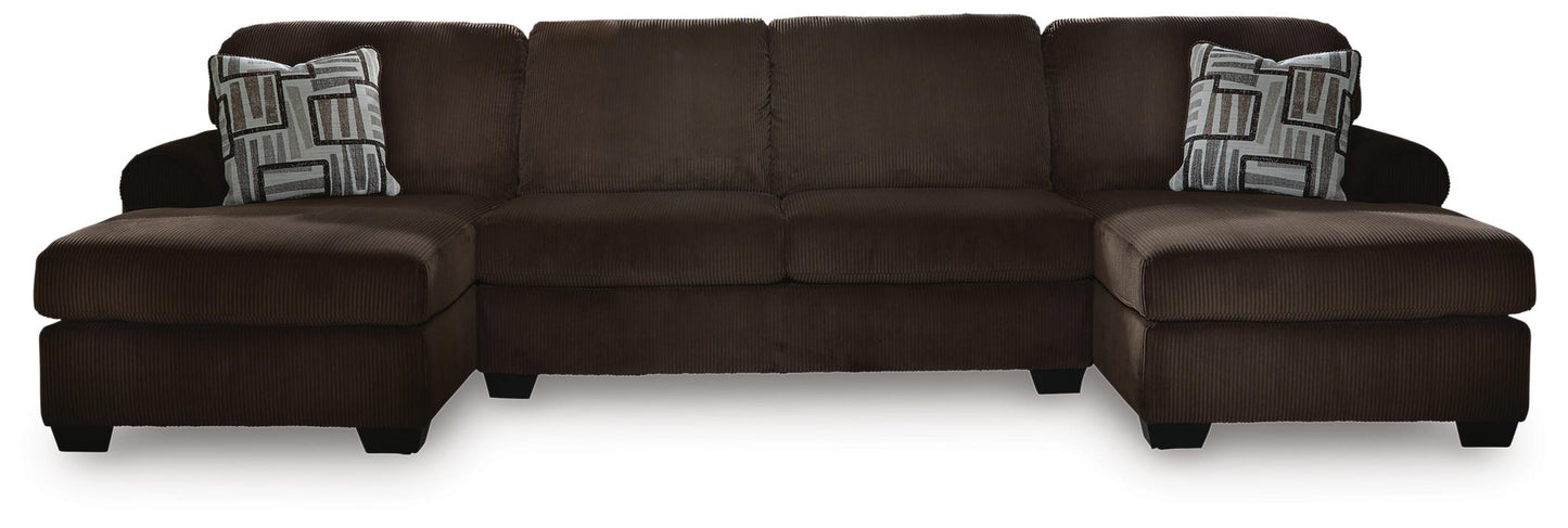 Landsings 3-Piece Sectional with Double Chaise