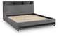 Cayberry California King Upholstered Bed with Wireless Audio