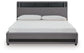 Cayberry California King Upholstered Bed with Wireless Audio