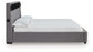 Cayberry King Upholstered Bed with Wireless Audio