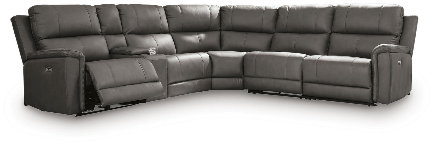 Beryton 6-Piece Power Reclining Sectional