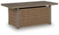 Revare Beach Rectangular Fire Pit Table