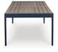 Mabry Shores RECT Dining Table w/UMB OPT