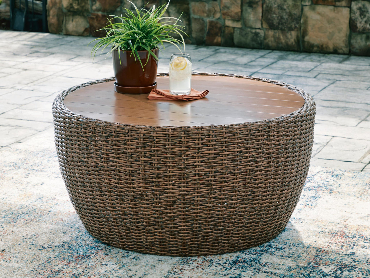 Cardiff Beach Round Cocktail Table