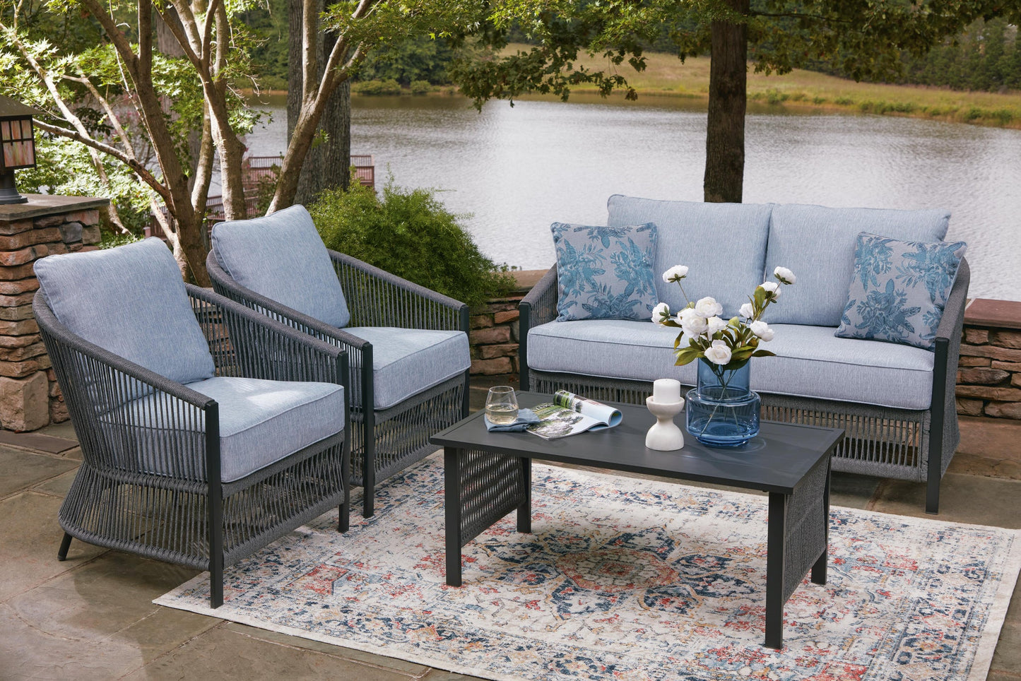 Bodega Island Love/Chairs/Table Set (4/CN)