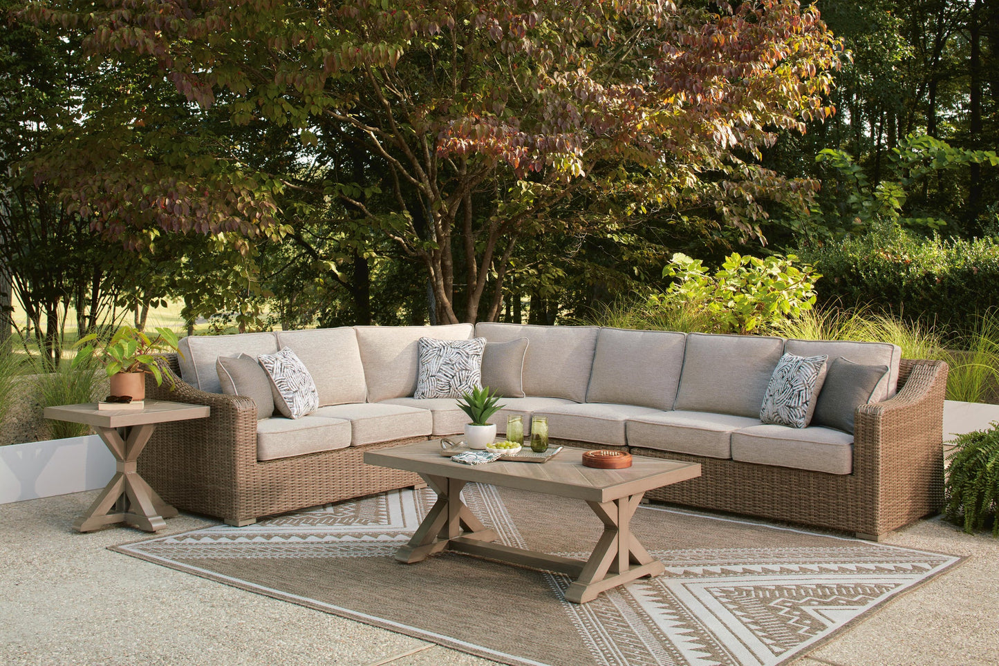 Revare Beach 4-Piece Outdoor Sectional
