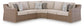 Revare Beach 3-Piece Outdoor Sectional