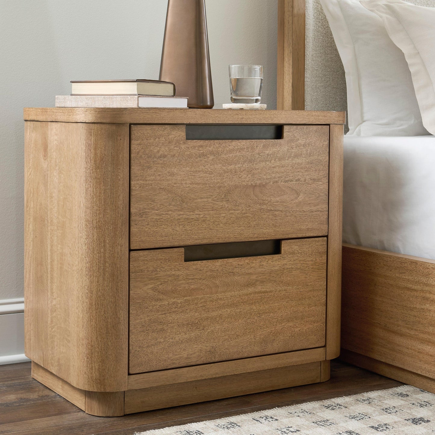 Cladian Two Drawer Night Stand