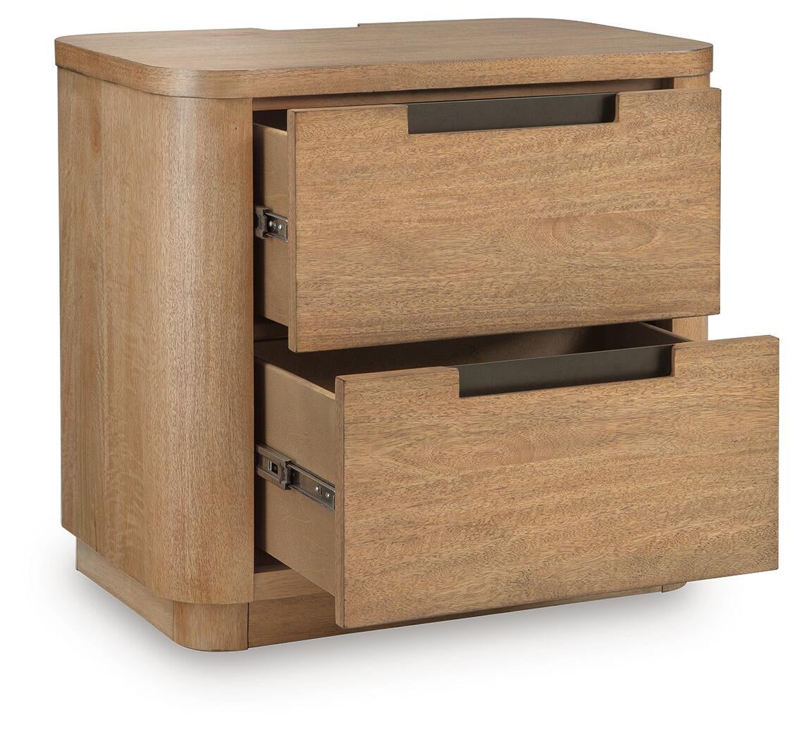 Cladian Two Drawer Night Stand