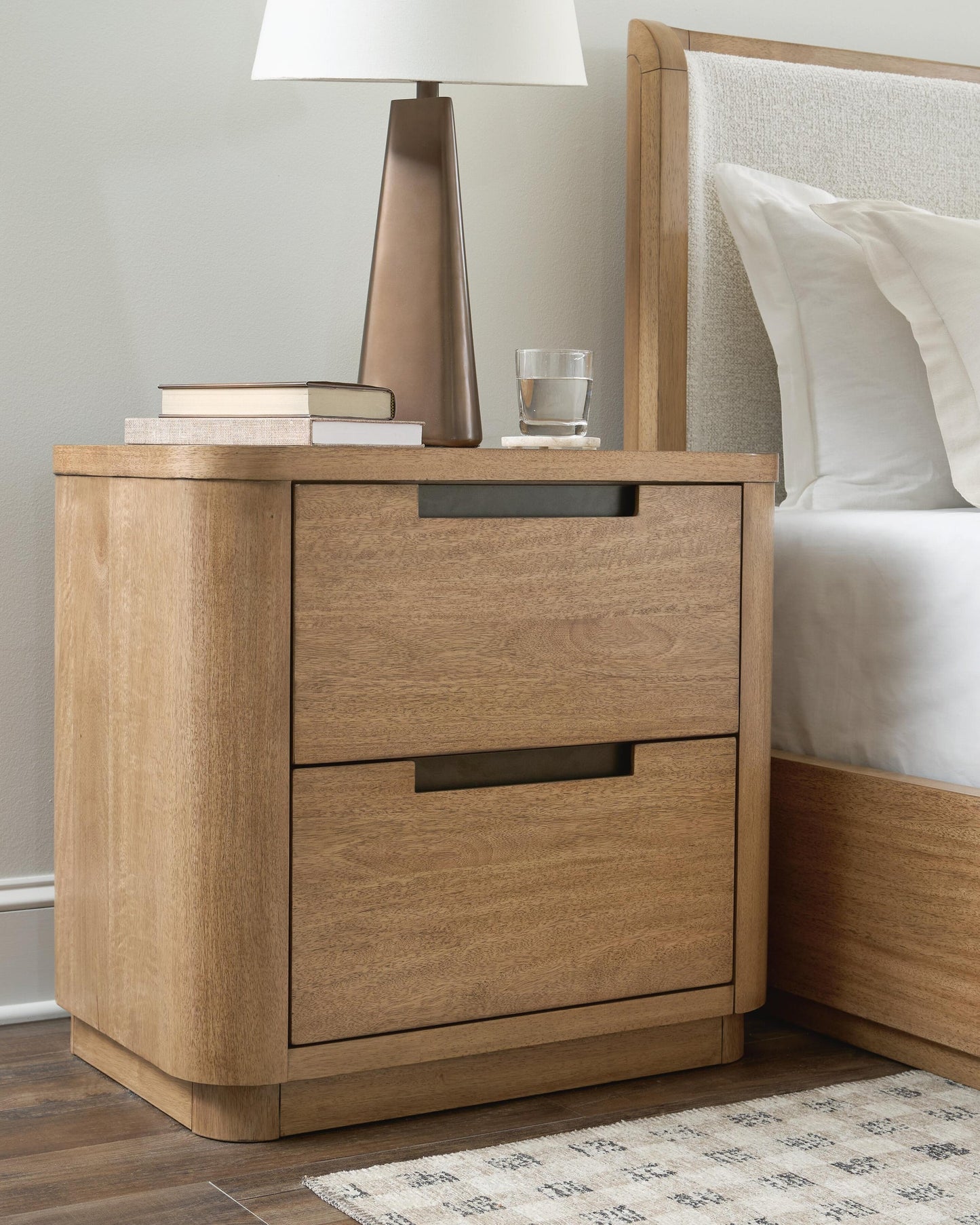 Cladian Two Drawer Night Stand