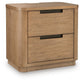 Cladian Two Drawer Night Stand