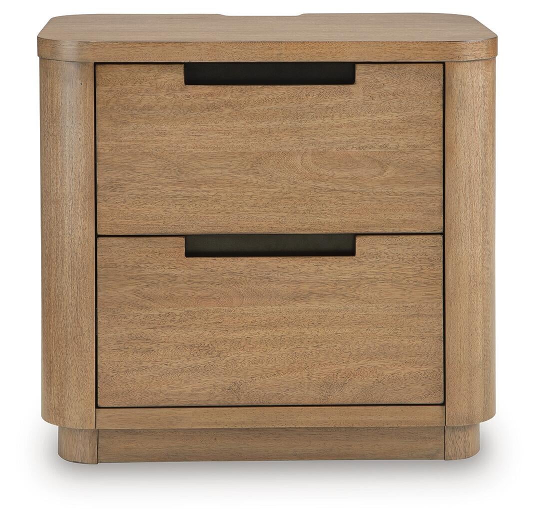 Cladian Two Drawer Night Stand