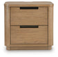 Cladian Two Drawer Night Stand