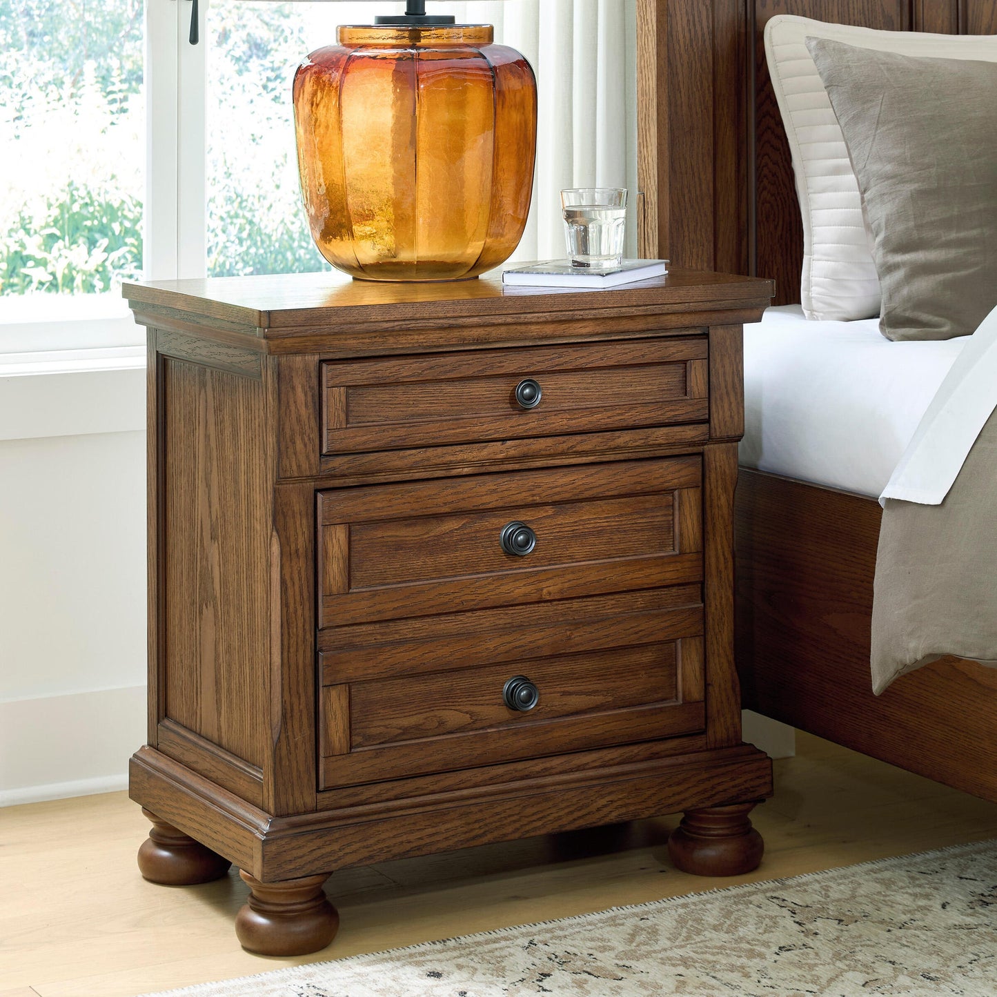 Havenstein Two Drawer Night Stand