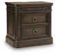 Bannette Two Drawer Night Stand