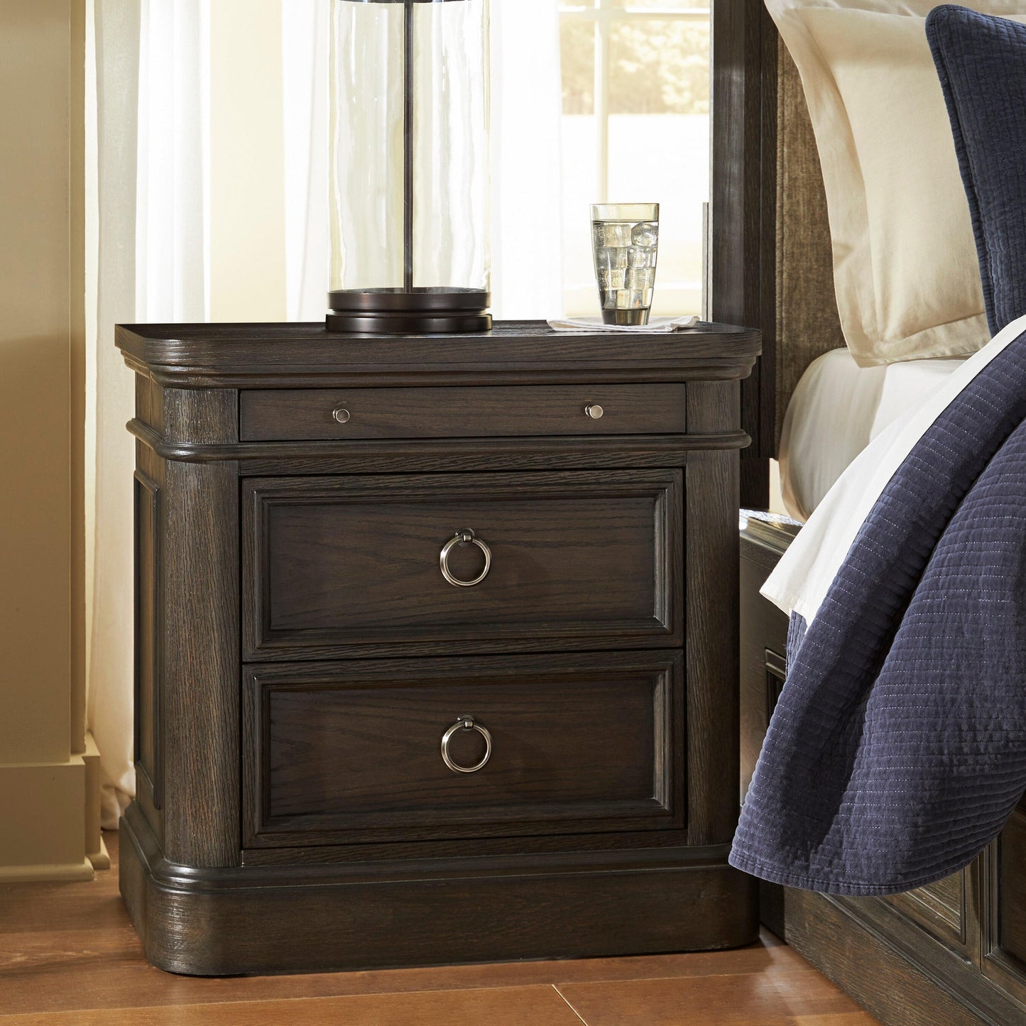 Bannette Two Drawer Night Stand