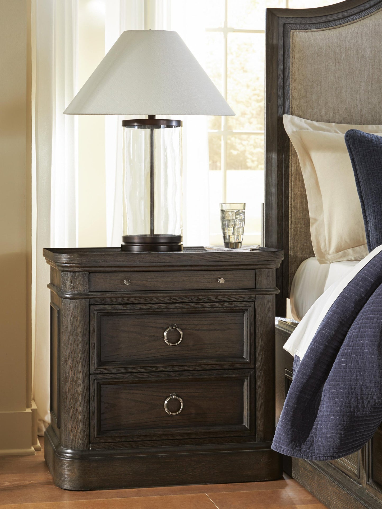 Bannette Two Drawer Night Stand