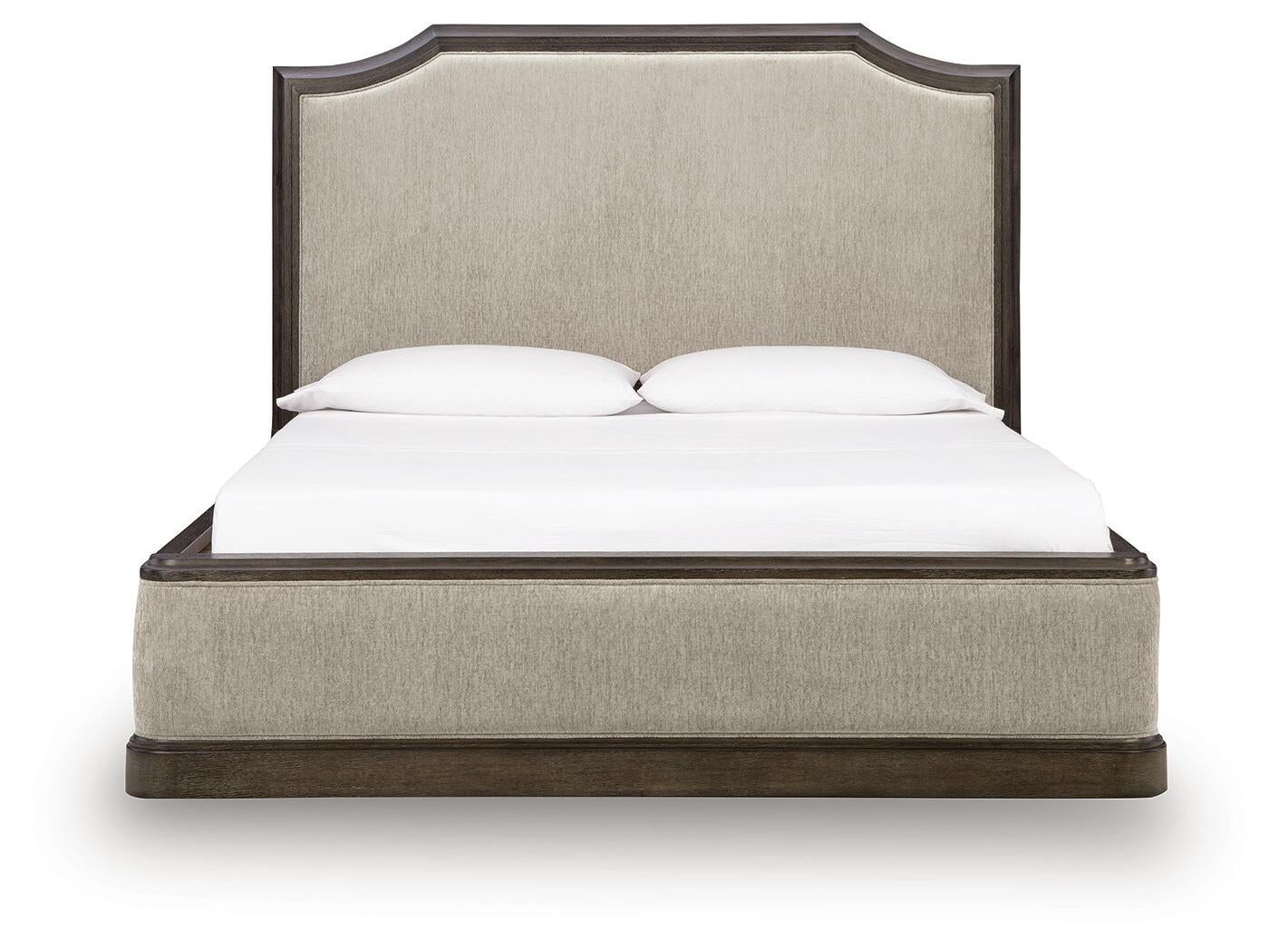 Bannette California King Upholstered Panel Bed
