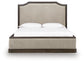 Bannette California King Upholstered Panel Bed