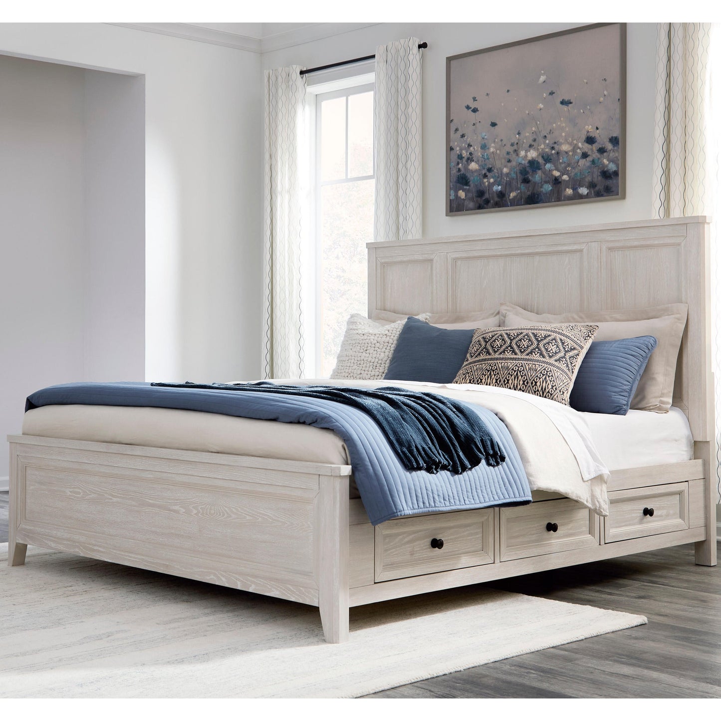 Cressenda King Panel Storage Bed