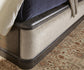 Bannette California King Upholstered Panel Bed