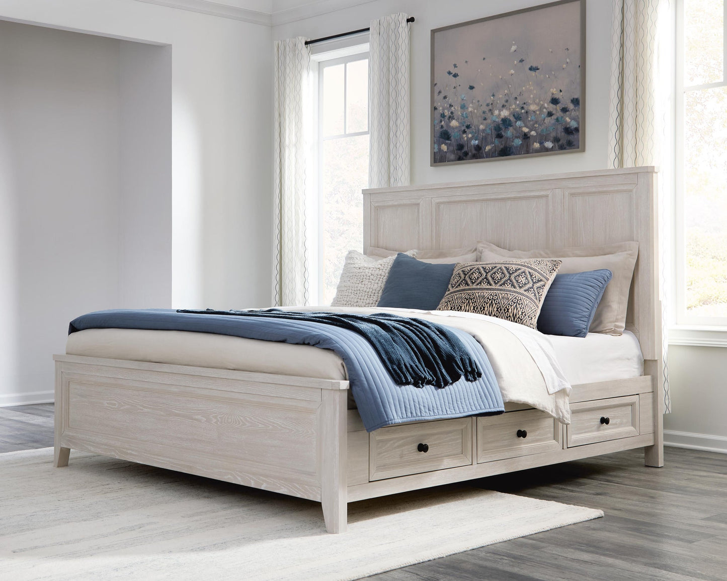 Cressenda King Panel Storage Bed