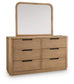 Cladian Dresser and Mirror