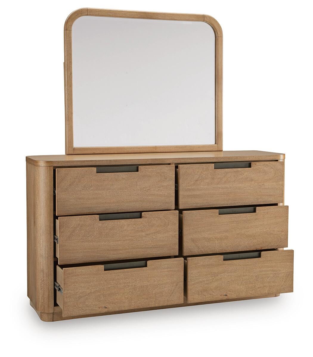 Cladian Dresser and Mirror