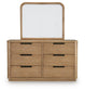 Cladian Dresser and Mirror